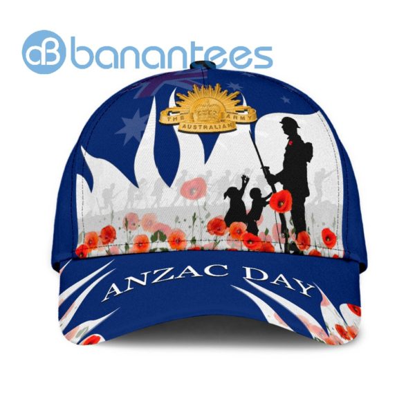 Anzacay Australia Remembrance Navy All Over Printed 3D Cap Product Photo