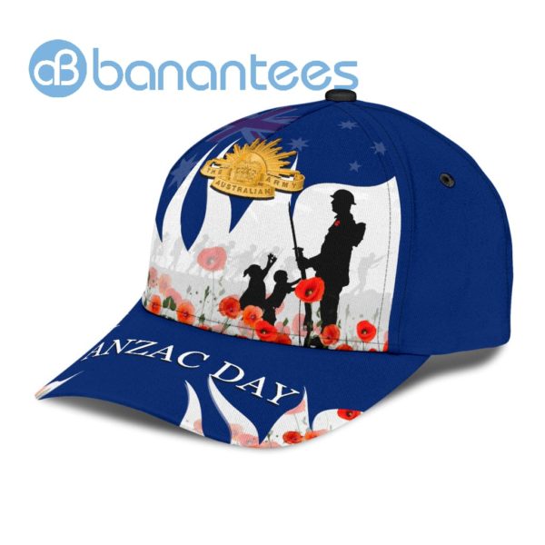 Anzacay Australia Remembrance Navy All Over Printed 3D Cap Product Photo