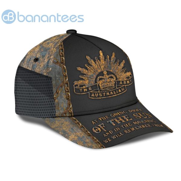 Anzacay Australia We Will Remember Them All Over Printed 3D Cap Product Photo