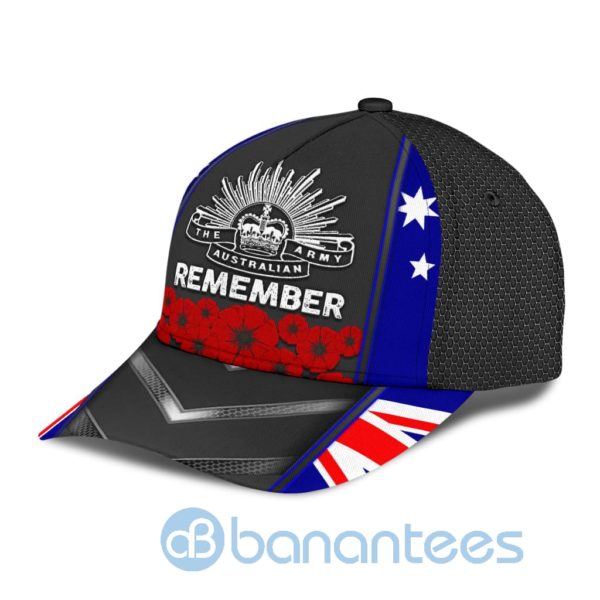 Anzacay Australian Army Remember 3D All Over Printed 3D Cap Product Photo