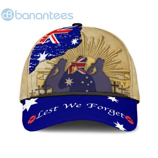 Anzacay Australian Lest We Forget All Over Printed 3D Cap Product Photo