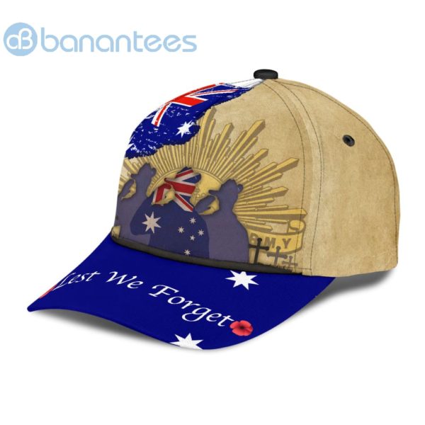 Anzacay Australian Lest We Forget All Over Printed 3D Cap Product Photo