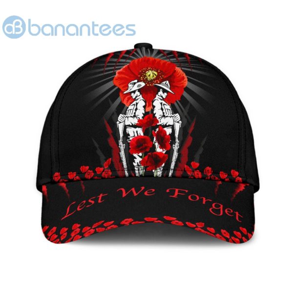 Anzacay Lest We Forget Poppy All Over Printed 3D Cap Product Photo