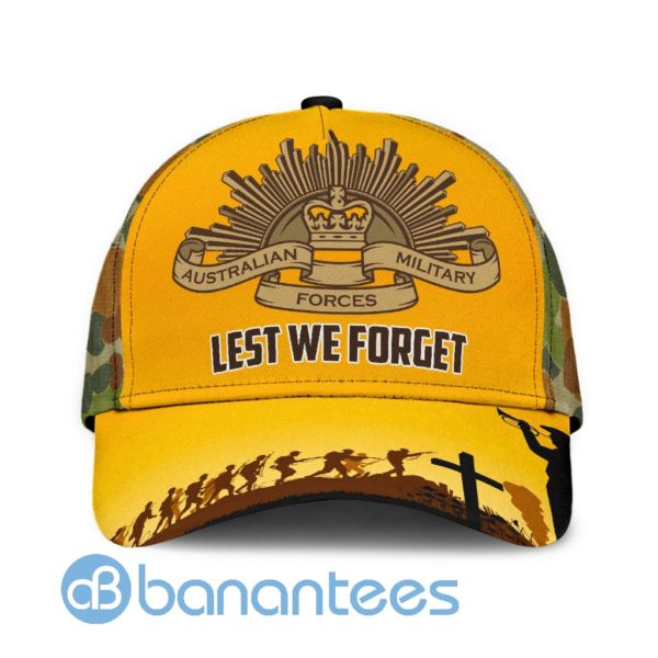 Anzacay Lest We Forget Printed 3D Cap Product Photo