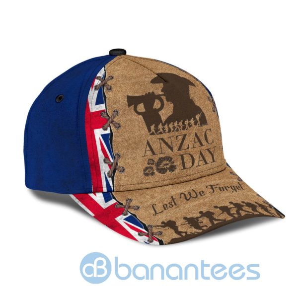 Anzacay Lest We Forget Remember All Over Printed 3D Cap Product Photo