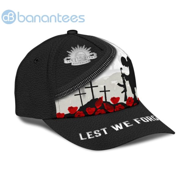 Anzacay Lest We Forget Remember All Over Printed 3D Cap Product Photo