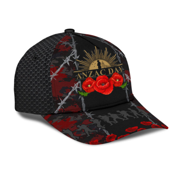 Anzacay Remember All Over Printed 3D Cap Product Photo