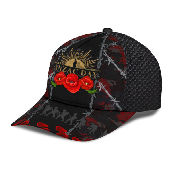 Anzacay Remember All Over Printed 3D Cap Product Photo