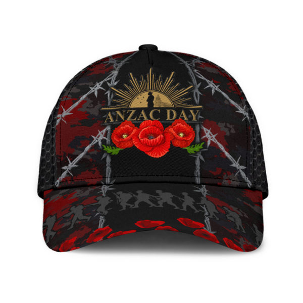 Anzacay Remember All Over Printed 3D Cap Product Photo