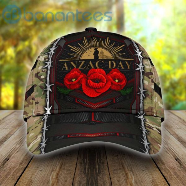 Anzacay Remember Camo 3D All Over Printed 3D Cap Product Photo