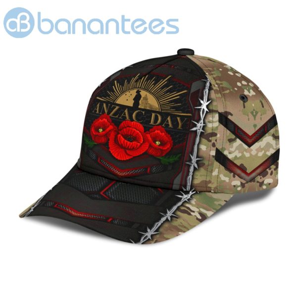 Anzacay Remember Camo 3D All Over Printed 3D Cap Product Photo