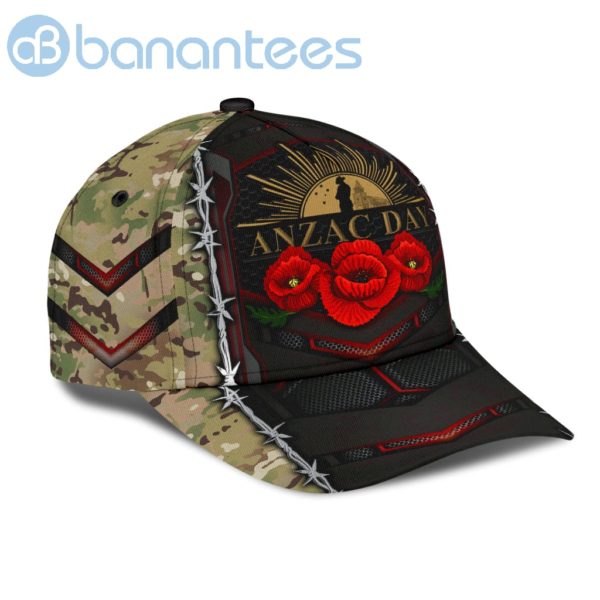 Anzacay Remember Camo 3D All Over Printed 3D Cap Product Photo
