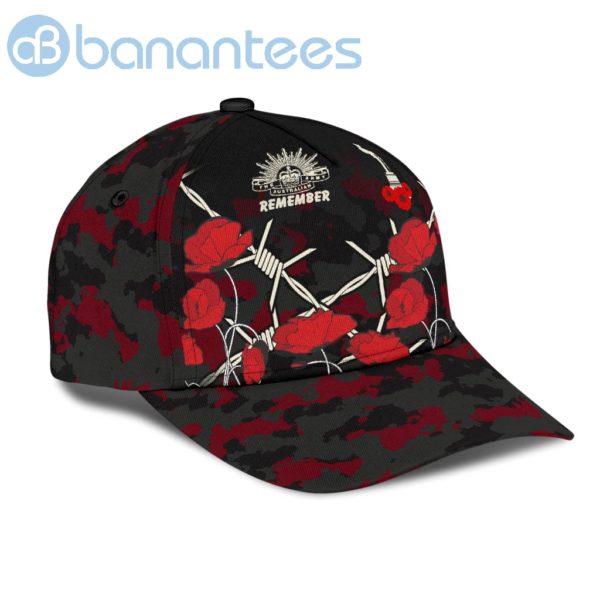 Anzacay Remember Camo All Over Printed 3D Cap Product Photo