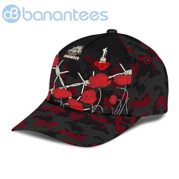 Anzacay Remember Camo All Over Printed 3D Cap Product Photo