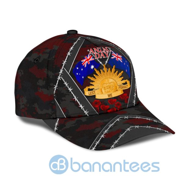 Anzacay Remember Camo Lest We Forget 3D All Over Printed 3D Cap Product Photo