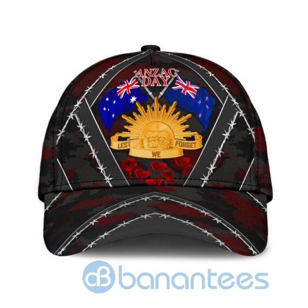 Anzacay Remember Camo Lest We Forget 3D All Over Printed 3D Cap Product Photo