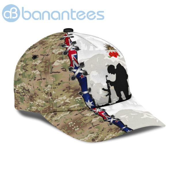 Anzacay Remember Camo White All Over Printed 3D Cap Product Photo