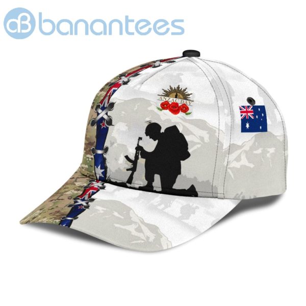 Anzacay Remember Camo White All Over Printed 3D Cap Product Photo