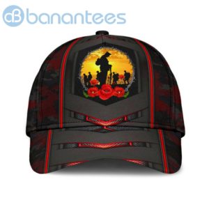Anzacay Remember Poppy 3D All Over Printed 3D Cap Product Photo