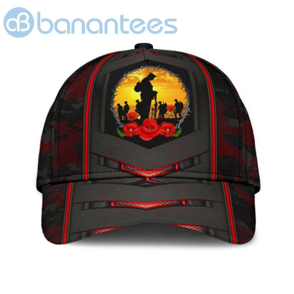 Anzacay Remember Poppy 3D All Over Printed 3D Cap Product Photo