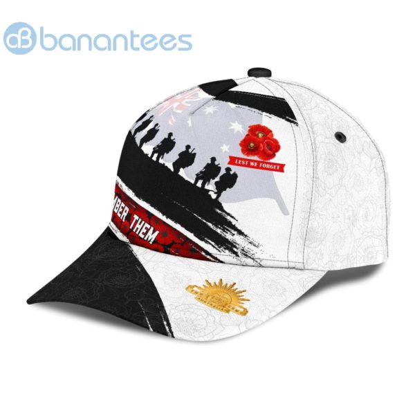 Anzacay Remember Them Australia Flag All Over Printed 3D Cap Product Photo