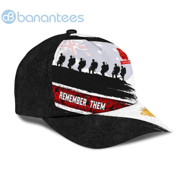 Anzacay Remember Them Australia Flag All Over Printed 3D Cap Product Photo