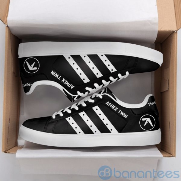 Aphex Twin Black Low Top Skate Shoes Product Photo