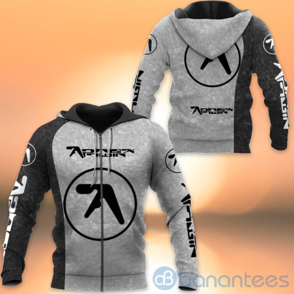 Aphex Twin Team Grey All Over Printed Hoodies Zip Hoodies Product Photo