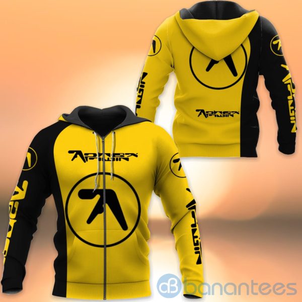 Aphex Twin Team Yellow All Over Printed Hoodies Zip Hoodies Product Photo