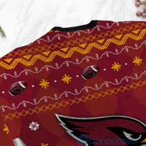 Arizona Cardinals American Football Black Ugly Christmas 3D Sweater Product Photo