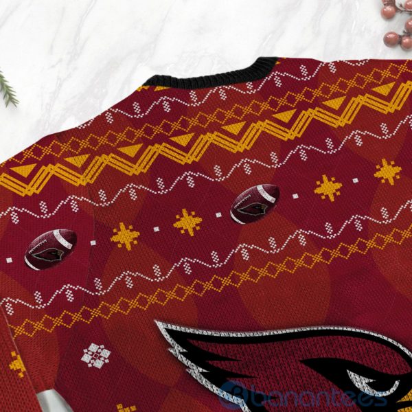 Arizona Cardinals American Football Black Ugly Christmas 3D Sweater Product Photo