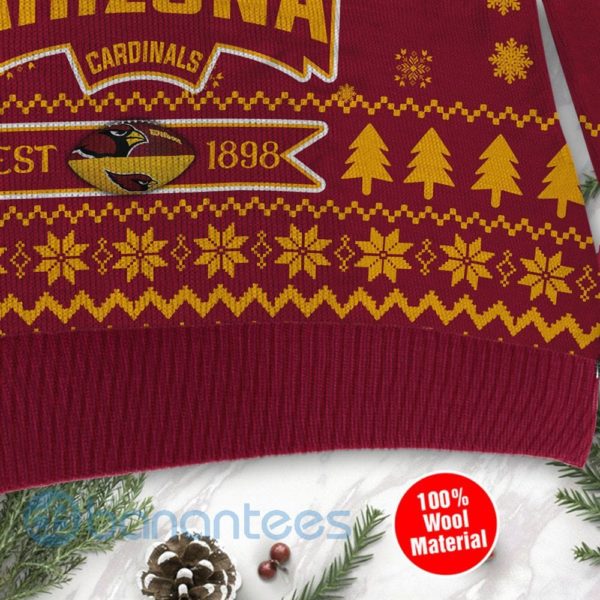 Arizona Cardinals Cute Baby Yoda Grogu Ugly Christmas 3D Sweater Product Photo