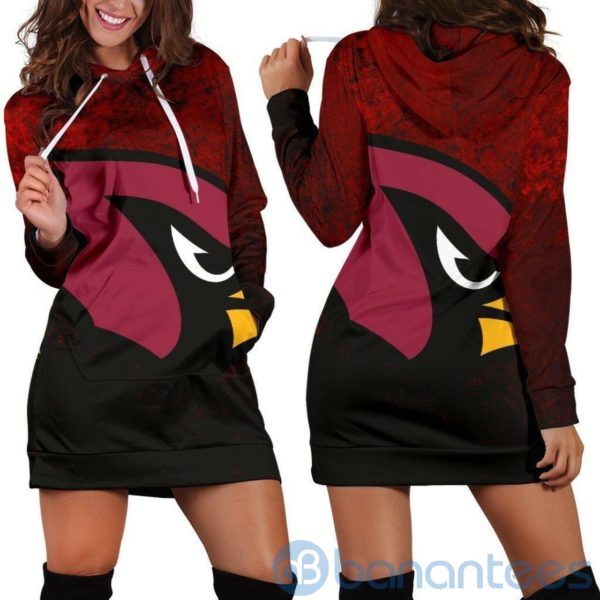 Arizona Cardinals Hoodie Dress For Women Product Photo
