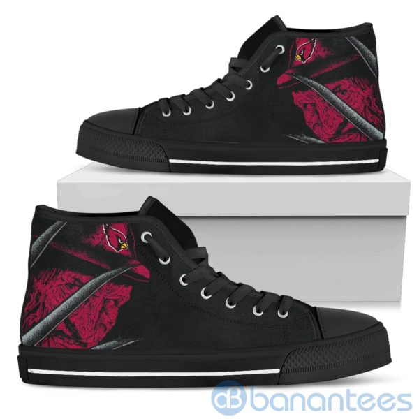 Arizona Cardinals Nightmare Freddy High Top Shoes Product Photo