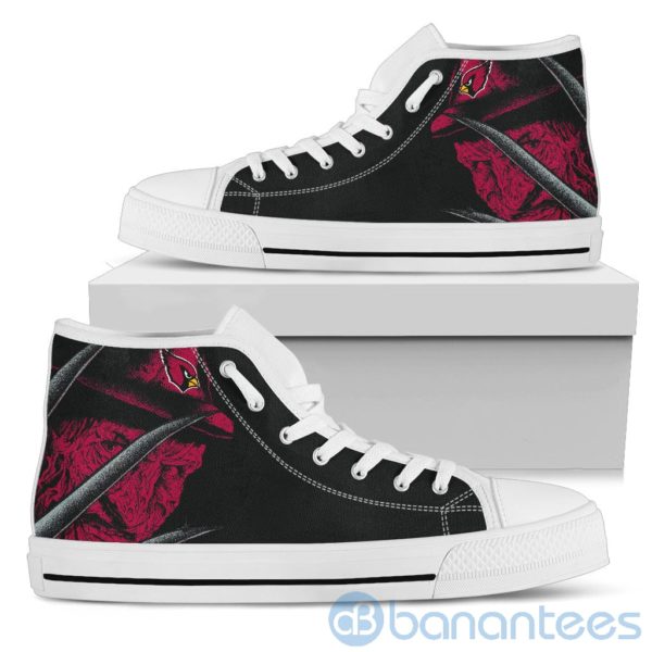 Arizona Cardinals Nightmare Freddy High Top Shoes Product Photo