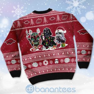Arkansas Razorbacks Star Wars Ugly Christmas 3D Sweater Product Photo