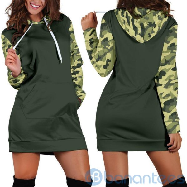 Army For Girl Hoodie Dress For Women Product Photo