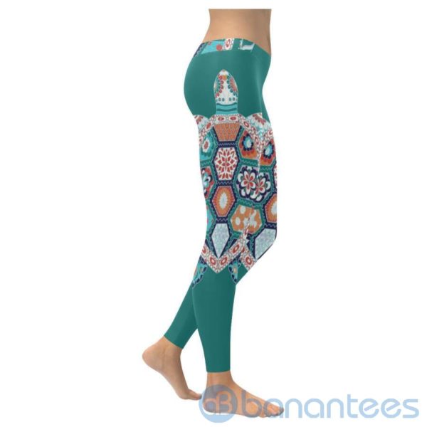 Art Sea Turtle Leggings For Women Product Photo