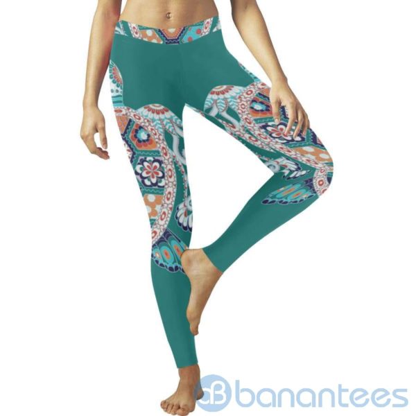 Art Sea Turtle Leggings For Women Product Photo