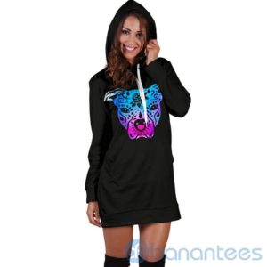 Artistic Pitbull Hoodie Dress For Women Product Photo