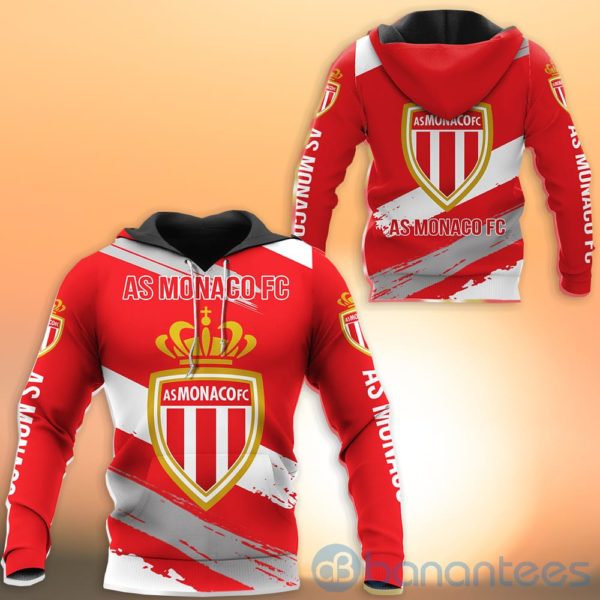 As Monaco Fc All Over Printed Hoodies Zip Hoodies Product Photo