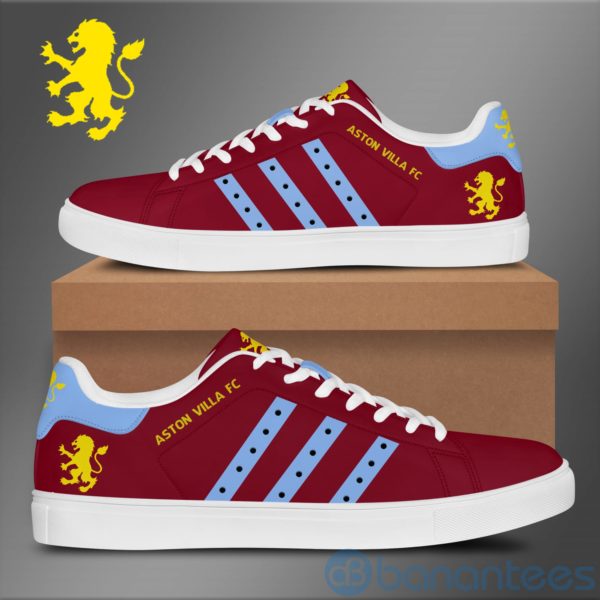 Aston Villa Fc Light Blue Low Top Skate Shoes Product Photo