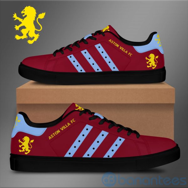 Aston Villa Fc Light Blue Low Top Skate Shoes Product Photo