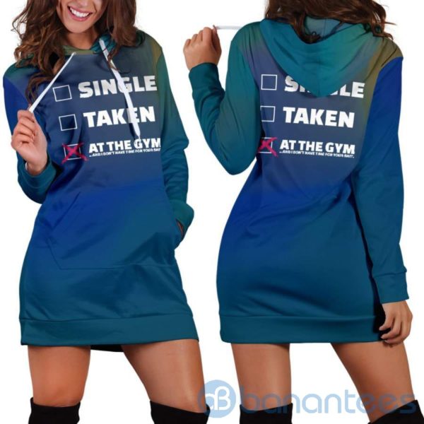 At The Gym Hoodie Dress For Women Product Photo