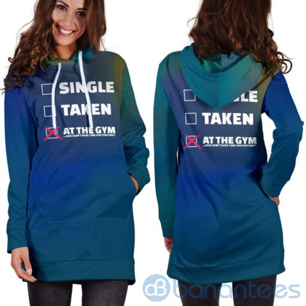 At The Gym Hoodie Dress For Women Product Photo