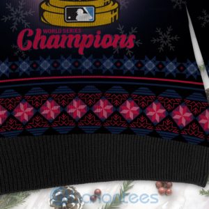 Atlanta Braves World Series Champions Ugly Christmas 3D Sweater Product Photo