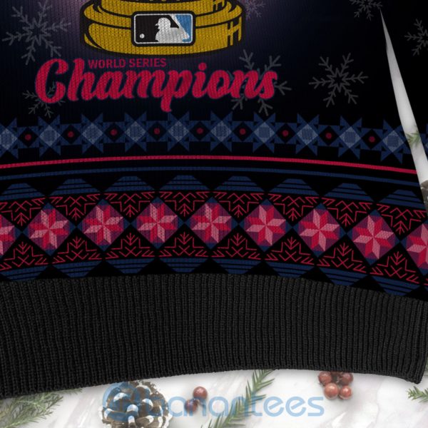 Atlanta Braves World Series Champions Ugly Christmas 3D Sweater Product Photo