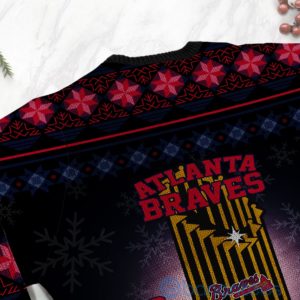 Atlanta Braves World Series Champions Ugly Christmas 3D Sweater Product Photo
