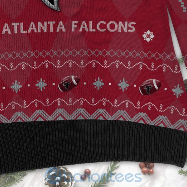 Atlanta Falcons American Football Black Ugly Christmas 3D Sweater Product Photo