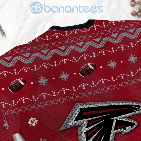 Atlanta Falcons American Football Black Ugly Christmas 3D Sweater Product Photo
